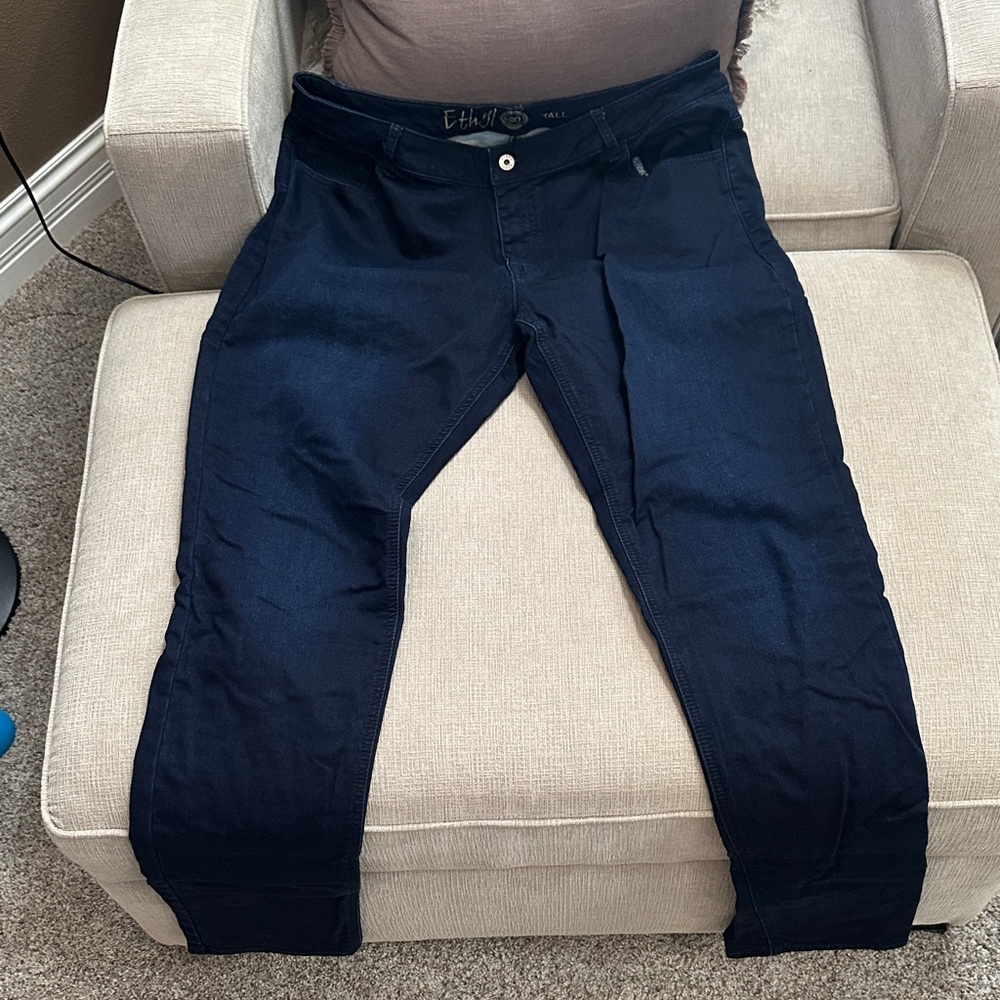 Ethyl Navy Blue Jeans
